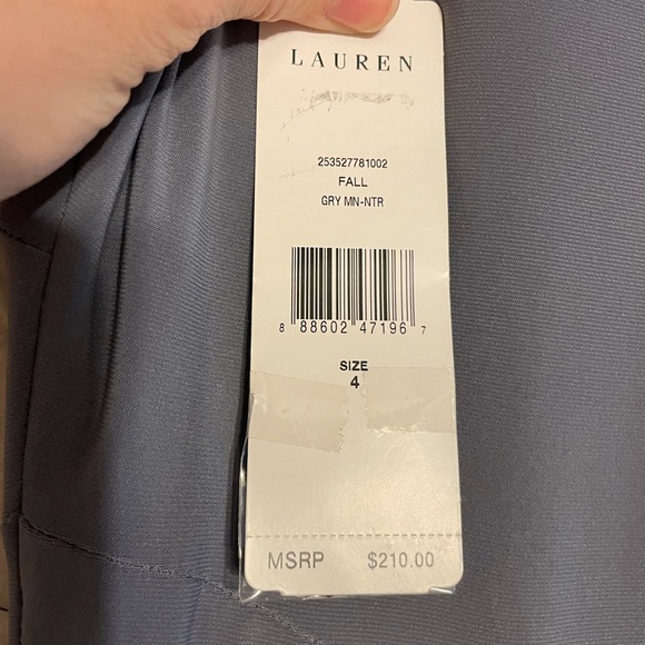 Lauren Ralph Lauren Evening Sequined Column Dress Size 4 - Picture 11 of 12